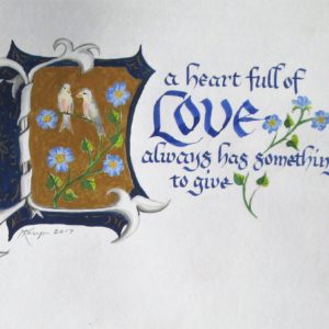heart of love card